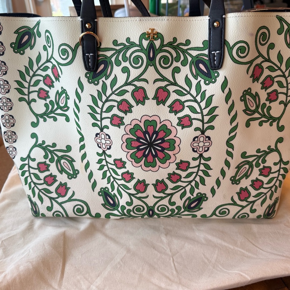 Tory Burch Kerrington Garden Party Square Tote